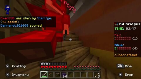 The Last Second in Cubecraft