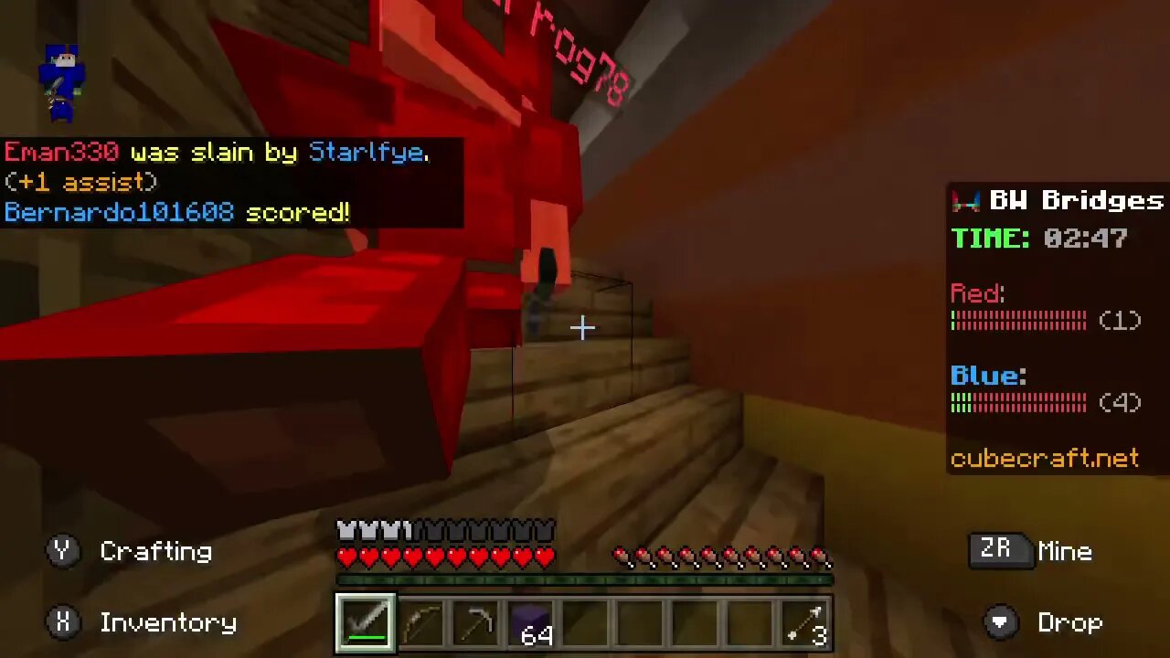 The Last Second in Cubecraft