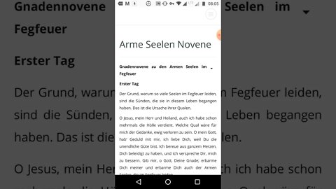 Novene für die Armen Seelen