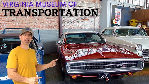 Walk thru the VIRGINIA MUSEUM OF TRANSPORTATION (Roanoke, VA)