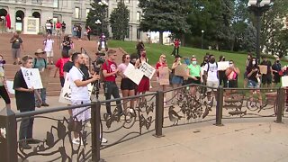 Demonstrators take to Colorado Capitol to demand transparency following LoDo police shooting