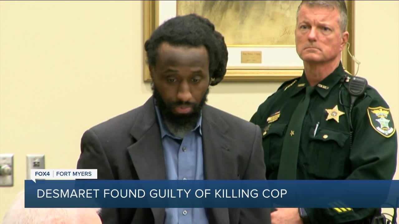 Wisner Desmaret found guilty of killing FMPD officer in 2018