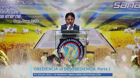 OBEDIENCIA vs DESOBEDIENCIA: Parte 1 - EDGAR CRUZ MINISTRIES