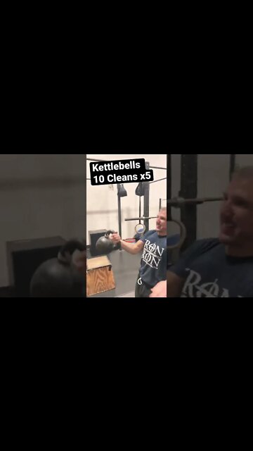 Kettlebell Cleans 10 x5