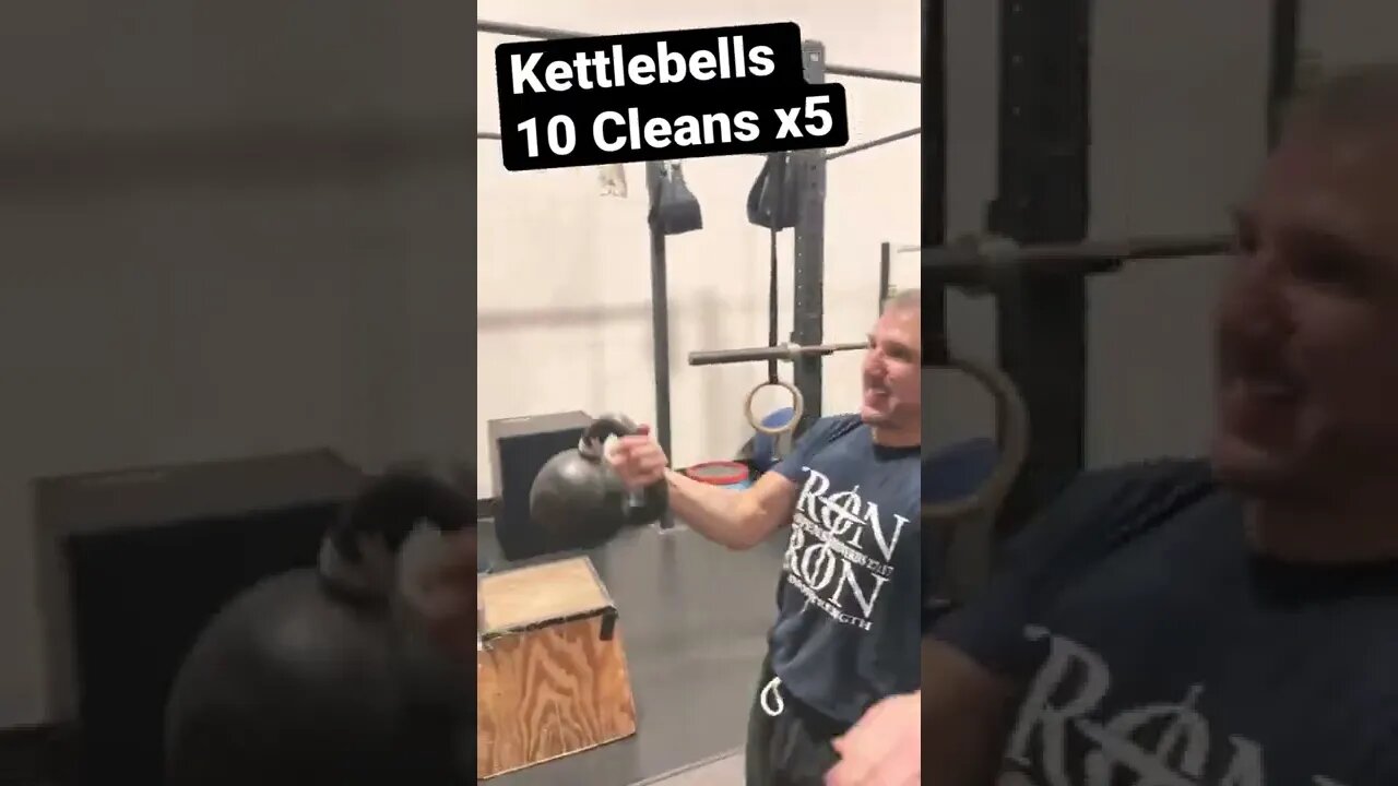 Kettlebell Cleans 10 x5