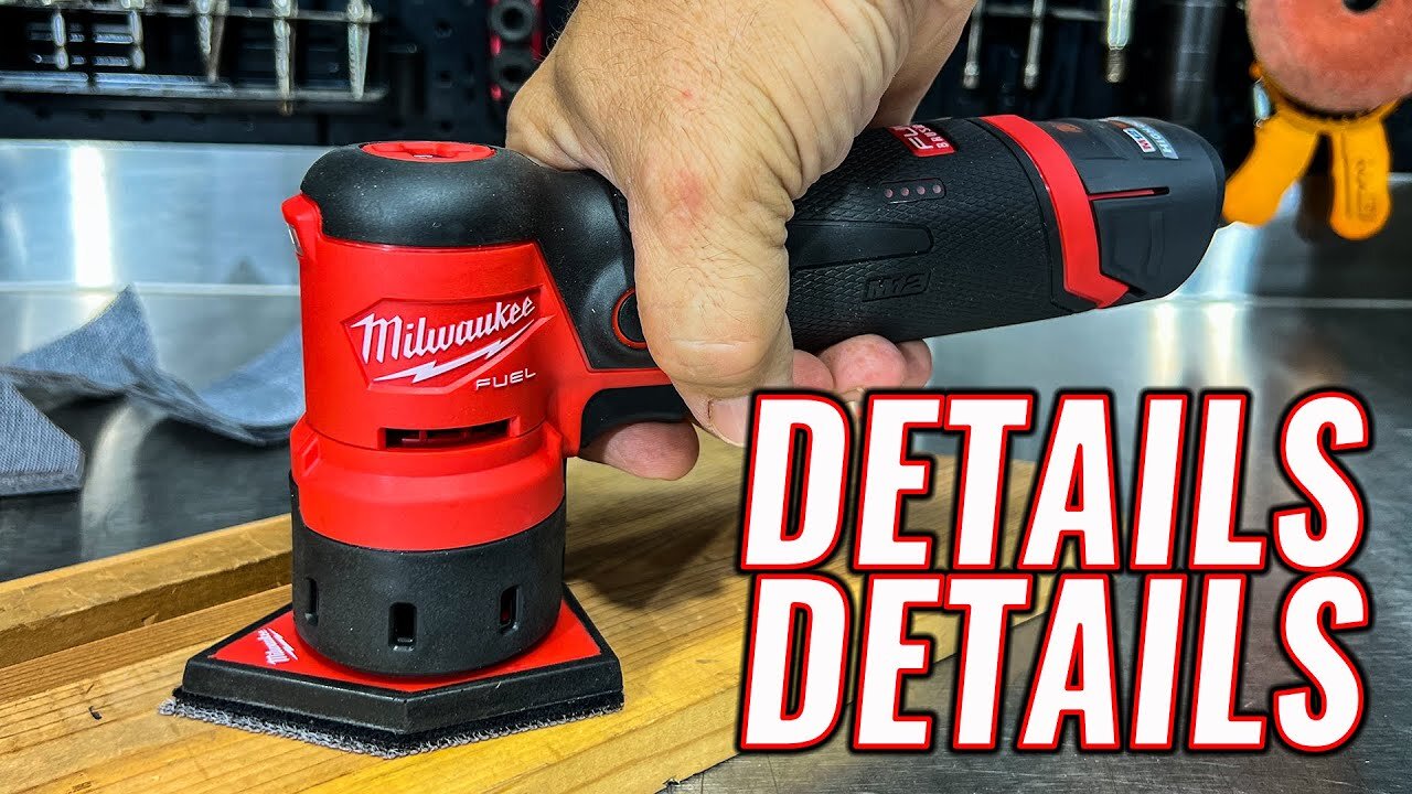 Milwaukee M12 FUEL Orbital Detail Sander Review 2531-20