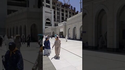 Rush after Jumma Prayer: Masjid ul Haram, newly constructed area