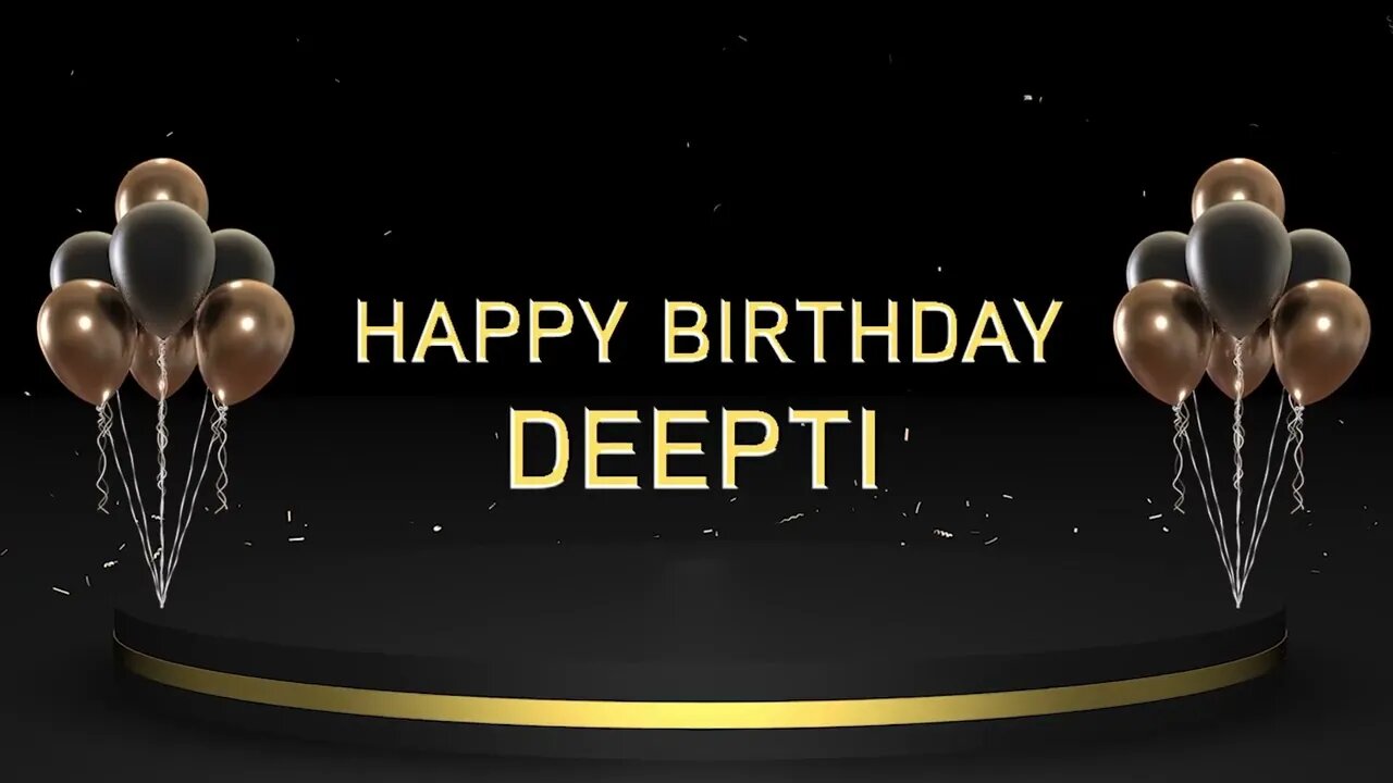 Wish you a very Happy Birthday Deepti