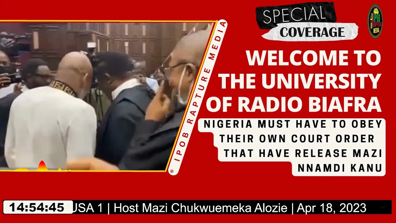 Ipob Media Panel Special Address Via Radio Biafra USA 1 | Host Mazi Alozie | Apr 18, 2023