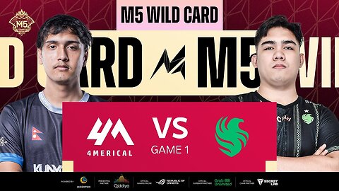 [EN] M5 Wild Card Day 1 _ 4MERICAL ESPORTS VS TEAM FALCONS _ GAME 1