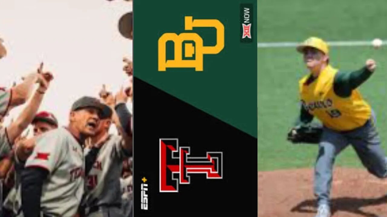 #9 Texas Tech vs Baylor Highlights GAME 1 | College Baseball