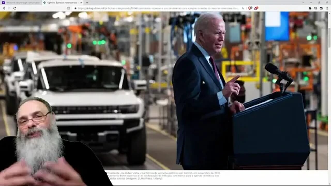 BIDEN faz PLANOS para CARRO ELÉTRICO tão AMBICIOSOS que vai FALTAR LÍTIO no MUNDO para CUMPRIR