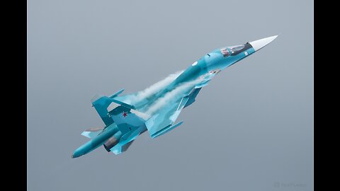 vuelos de las tripulaciones del avión Su-34 ruso durante la operación militar especial.