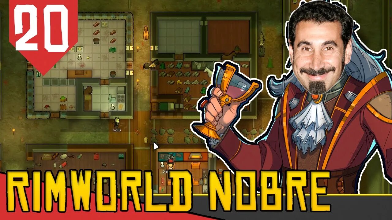 Desespero na TOXICITY - Rimworld Royalty Base Aberta #20 [Gameplay Português PT-BR]