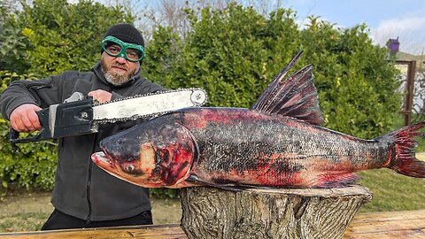 Cutting Huge Fish and Cooking in the Oven! The Festive Dish Pleases The Eyes and Stomach