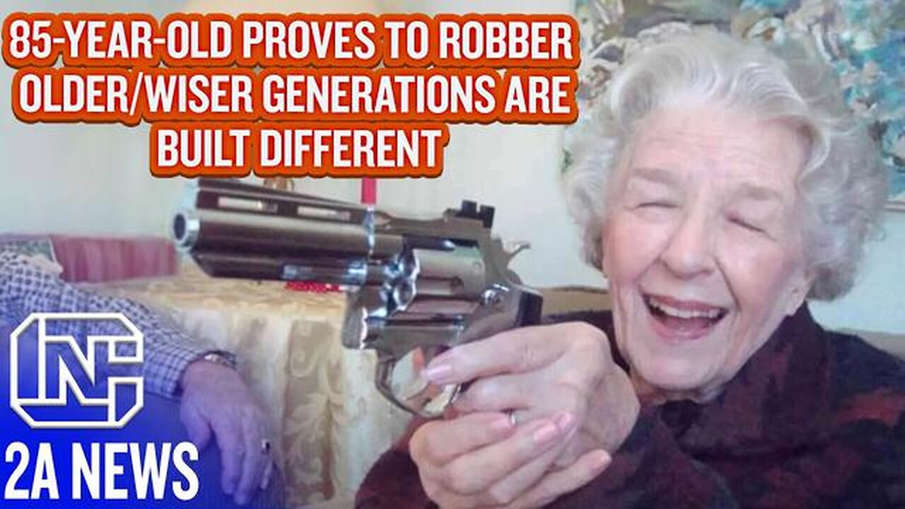 ARMED 85-YEAR-OLD WOMAN WITH .357 MAGNUM PROVES TO ROBBER OLDER GENERATIONS ARE BUILT DIFFERENT