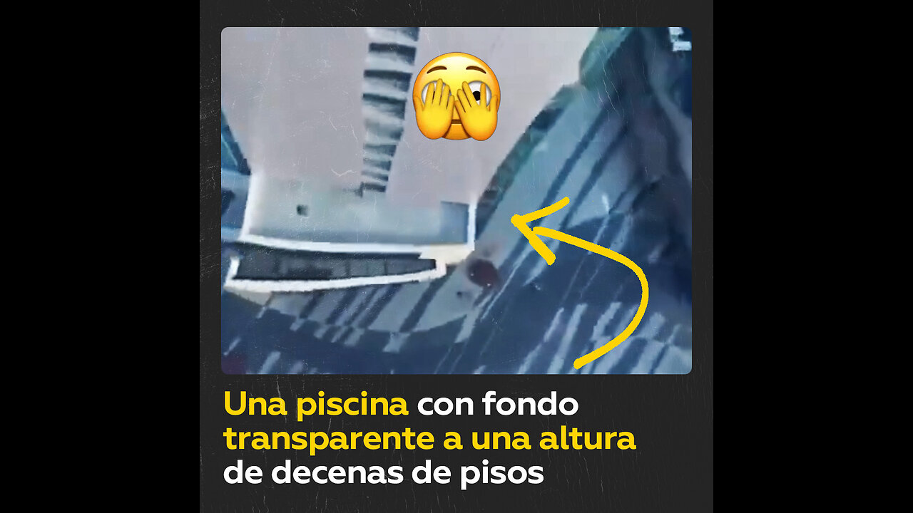 Esta piscina es una pesadilla para la gente con fobia a las alturas