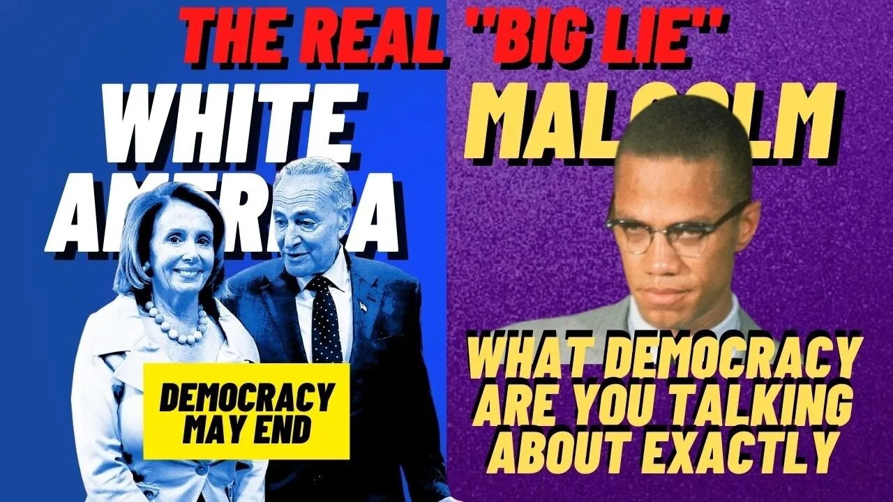 White America: Democracy is in Trouble | BIPOC: What Democracy | The Real "BIG LIE"