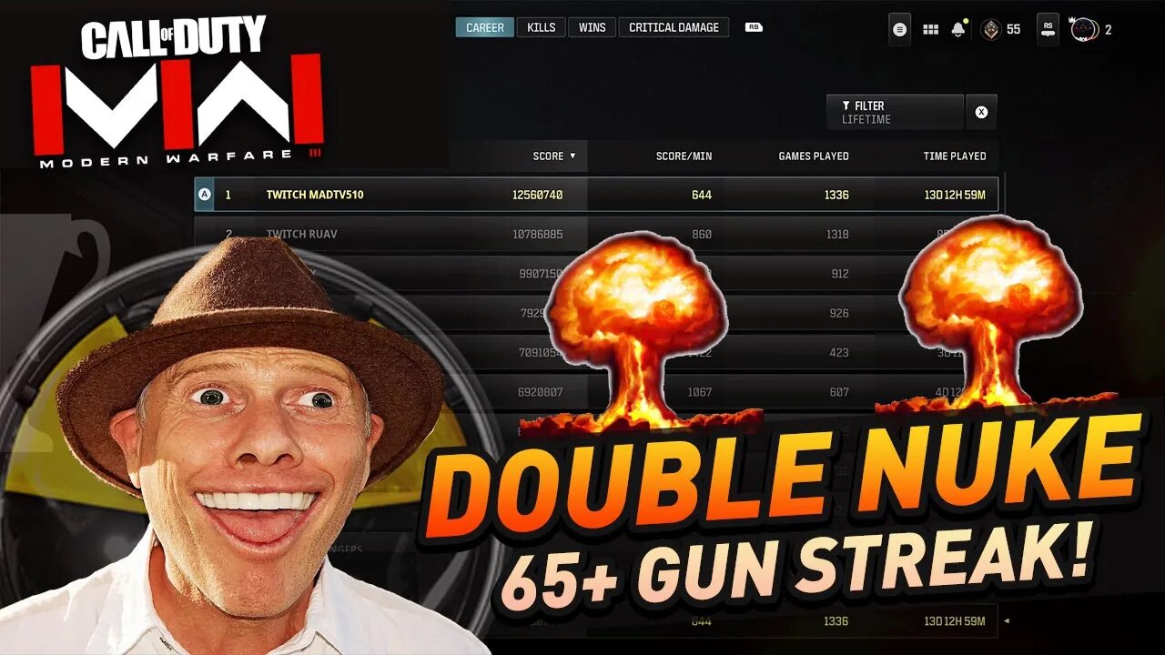 Dropping a Double Nuke in MW3 on Rust