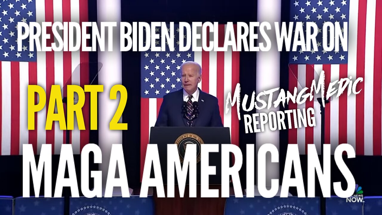 War on MAGA (Part 1) President Joe Bides's Speech January 6 J6 People Beware!