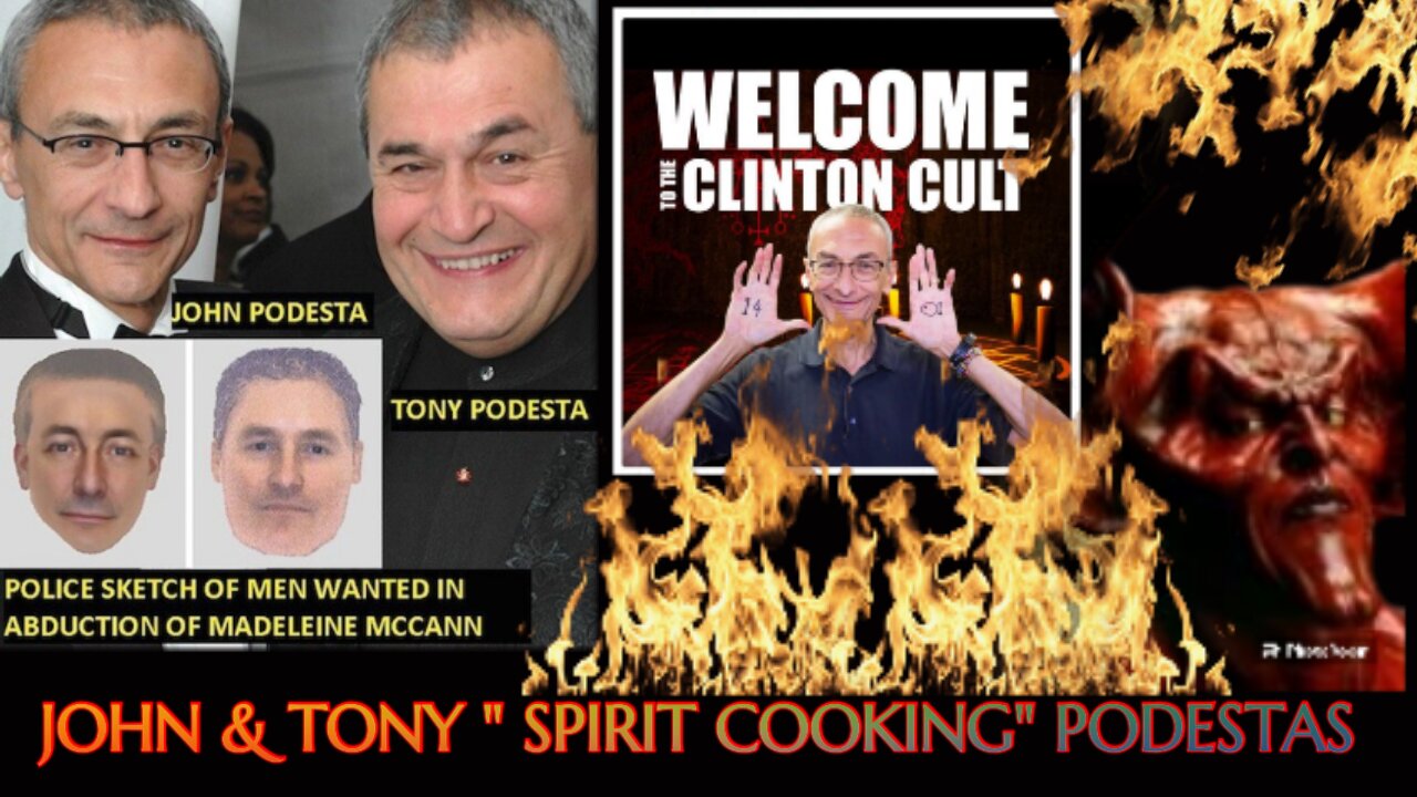 JOHN AND TONY "SPIRIT COOKING BLOOD CULT" PODESTA