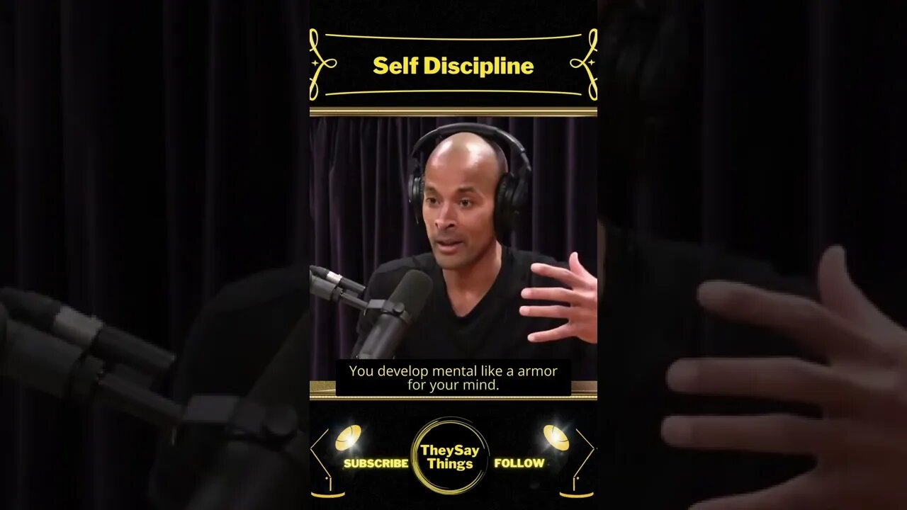 David Goggins, Self Discipline