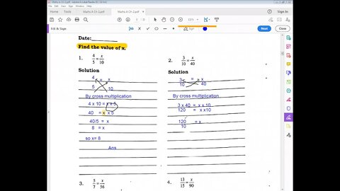 Maths A Class 5 13 4 21