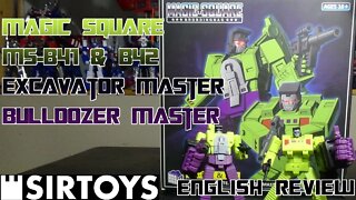 Video Review for Magic Square - MS-B41 & B42 - Excavator Master & Bulldozer Master