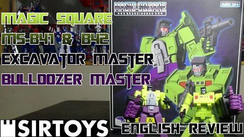 Video Review for Magic Square - MS-B41 & B42 - Excavator Master & Bulldozer Master