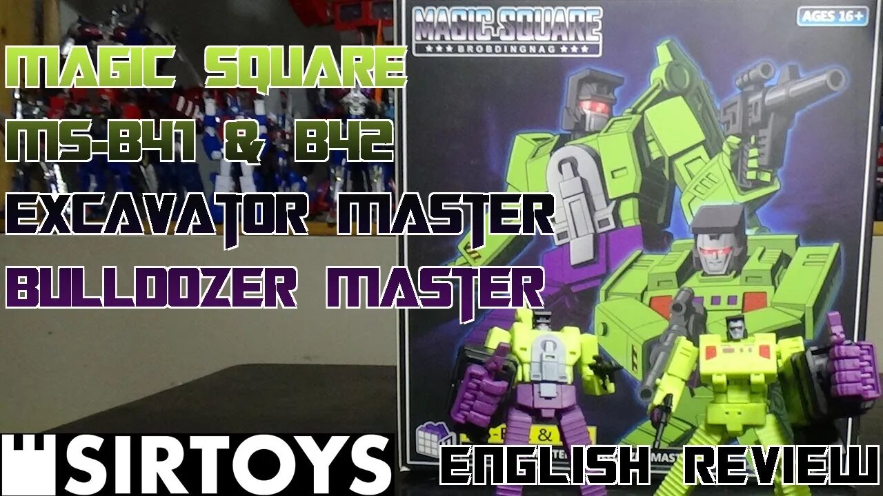 Video Review for Magic Square - MS-B41 & B42 - Excavator Master & Bulldozer Master