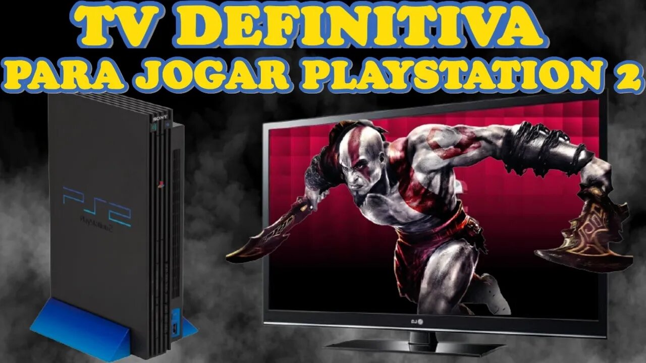 A MELHOR TV PARA SE JOGAR PLAYSTATION 2