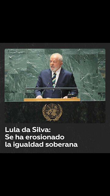 Lula da Silva interviene en la Asamblea General de la ONU