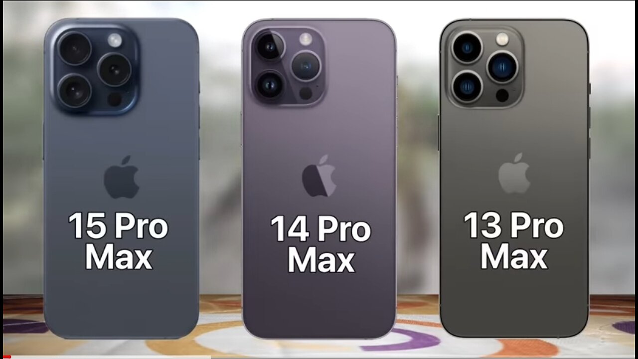 iPhone 15 pro max Vs iPhone 14 pro max VS iPhone 13 pro max!!