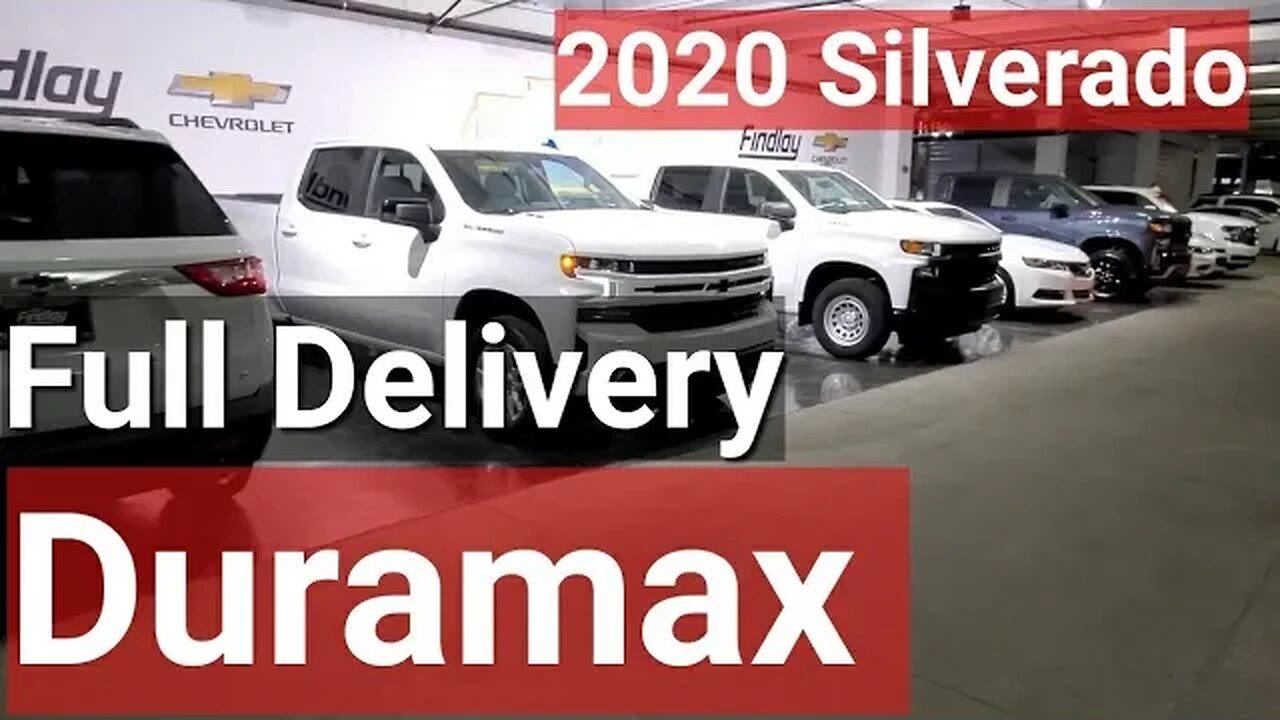 Taking Delivery 2020 Duramax Chevy Silverado, They Crashed it on Delivery?!?!