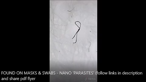 FOUND ON MASKS & SWABS - NANO 'PARASITES'