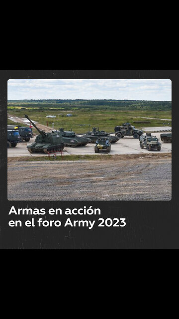 Impresionante exhibición de armas en el foro Army 2023 en la provincia de Moscú