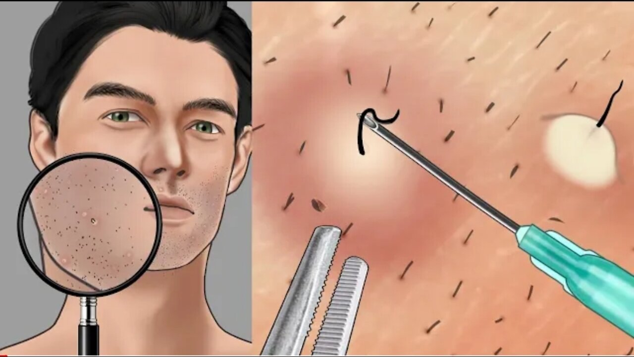 ingrown hair animation