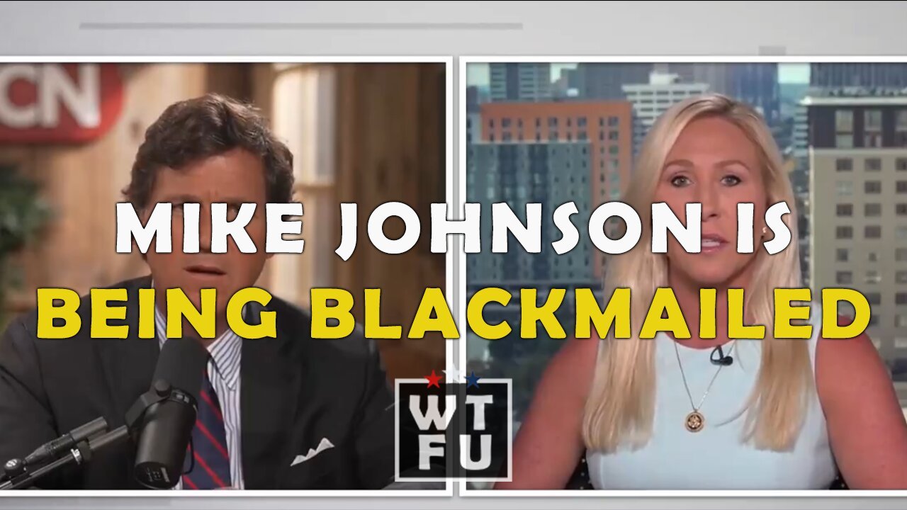 Marjorie Taylor Greene Speculates Speaker Johnson Is "Being Blackmailed"