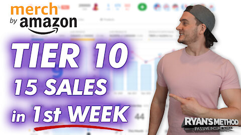 Amazon Merch Story: 15 Sales in 1-Week (WHILE IN TIER 10!!)