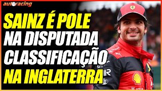 PRIMEIRA POLE DE CARLOS SAINZ! TREINO DE CLASSIFICAÇÃO DO GP DA INGLATERRA SILVERSTONE | F1 2022