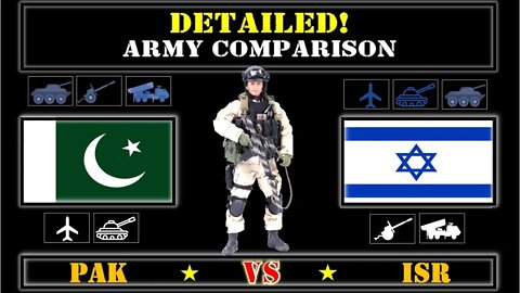 Pakistan VS Israel Detailed Comparison of Military Power