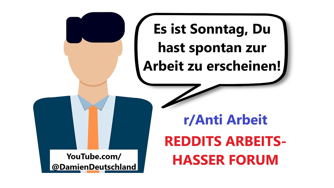 „Du hast gefälligst auch Sonntags kurzfristig zu arbeiten!” - #AntiArbeit