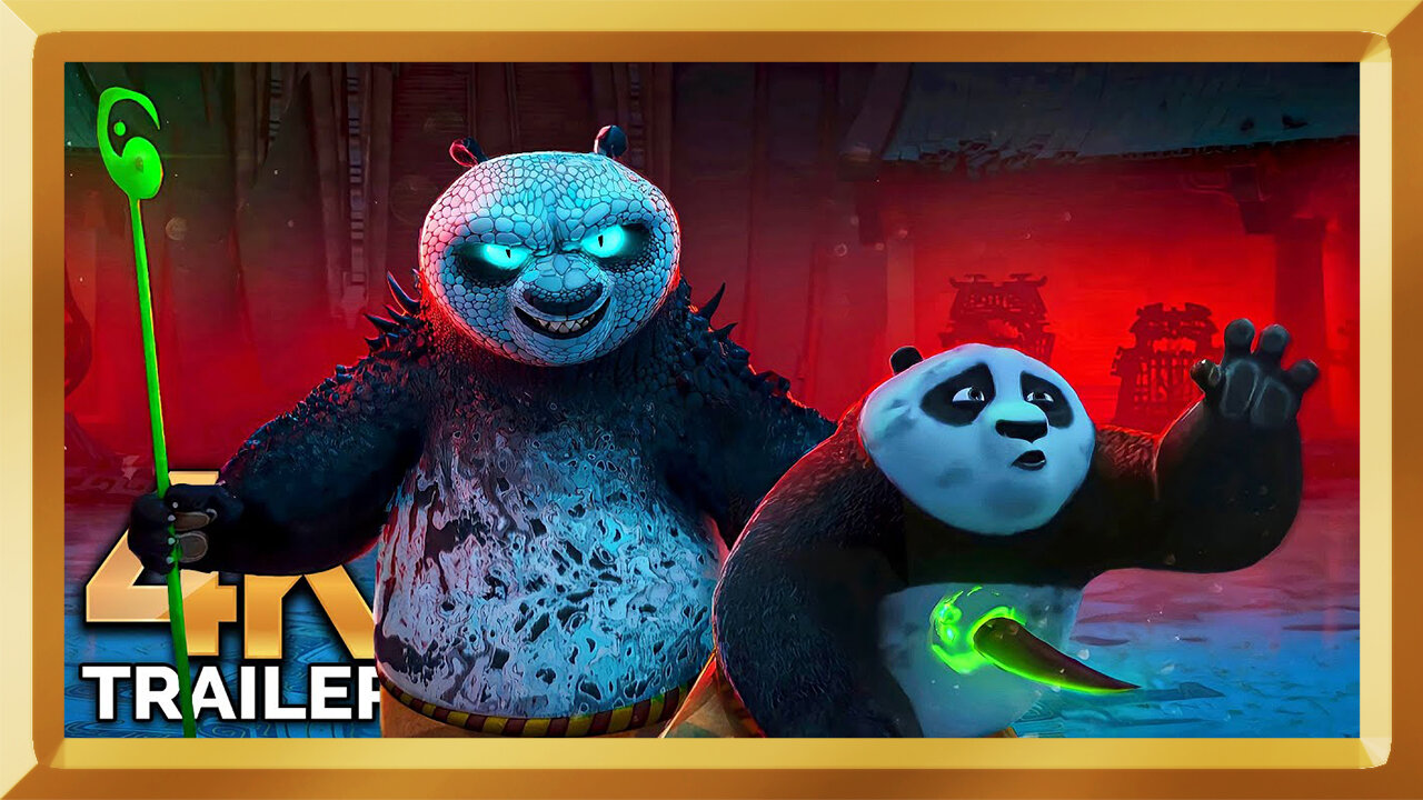 KUNG FU PANDA 4 Official Trailer (2024) 4K - Animation, Action, Adventure