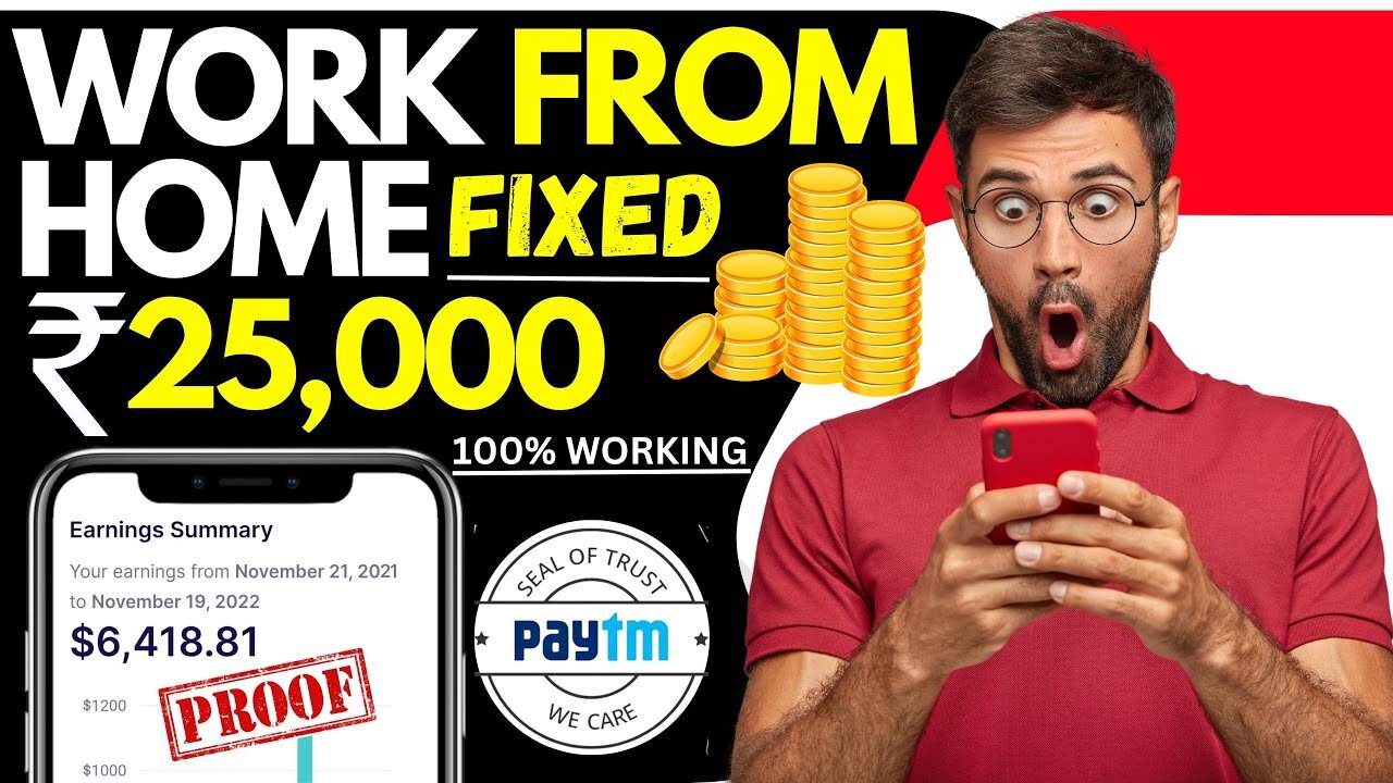 Great Income Idea in 2023 Online Jobs At Home Detail Explained Video in Hindi Part time Work