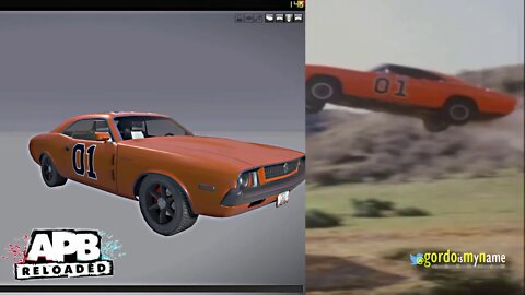 General Lee paint i did in APB Reloaded