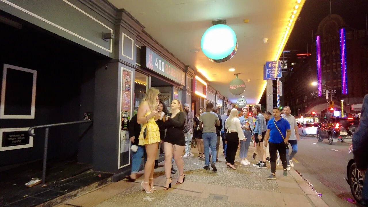 The Brisbane Nightlife in The Fortitude Valley