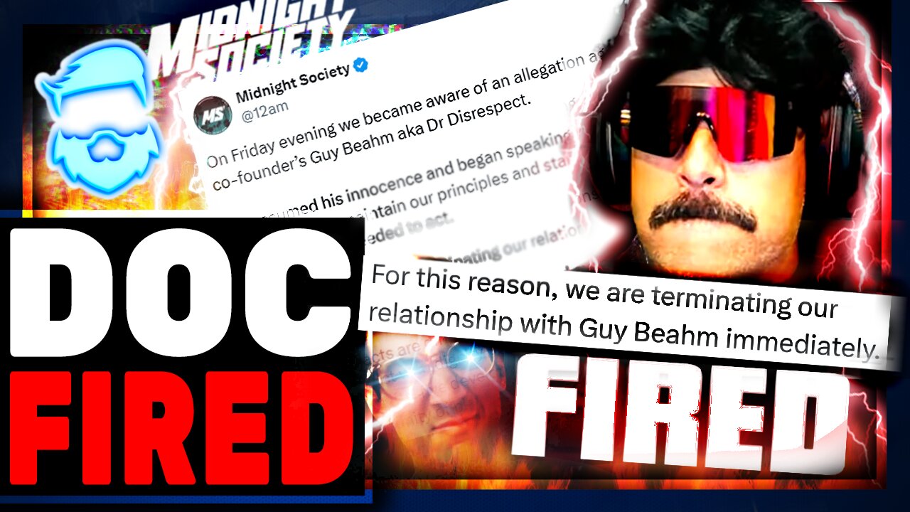 Dr Disrespect QUITS Streaming Indefinitely After Being FIRED From His Own Game Studio!