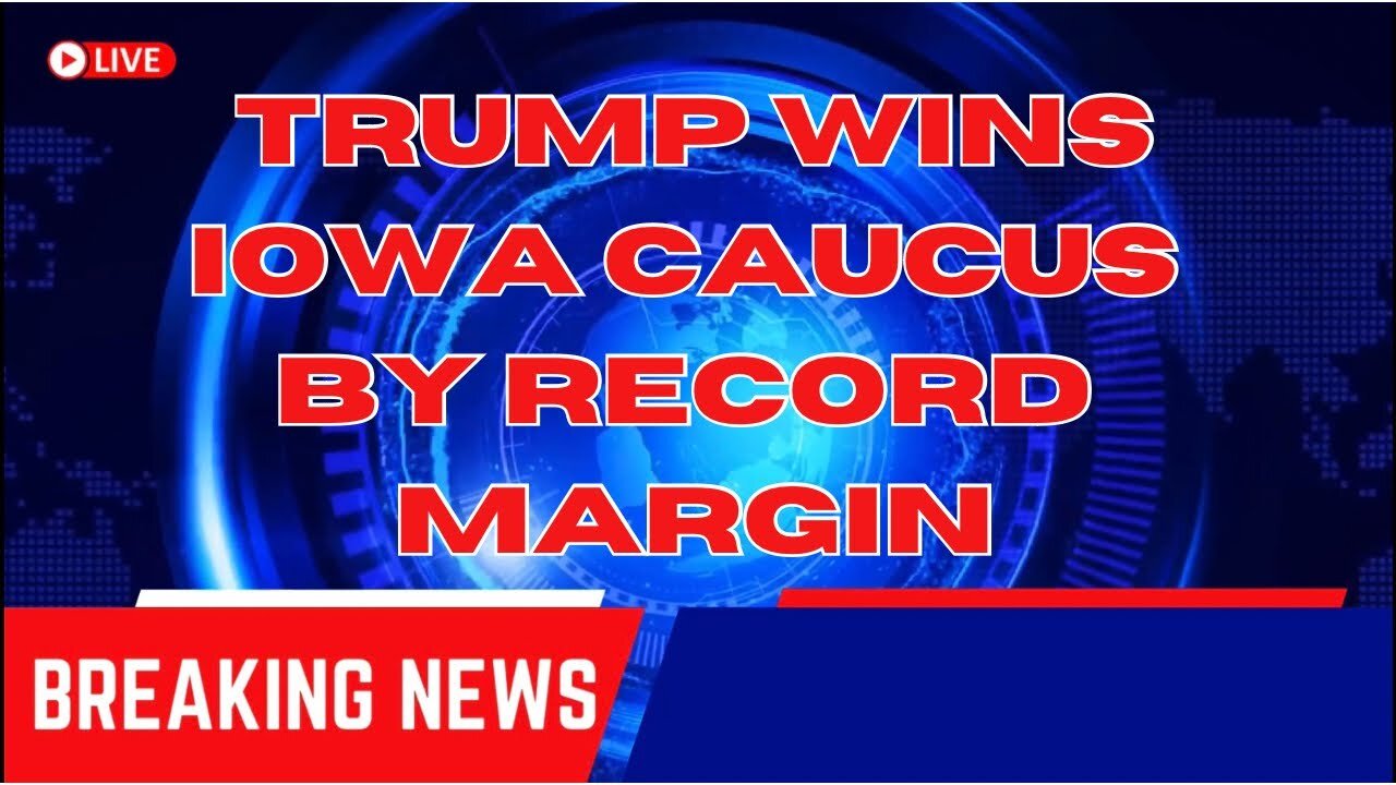 REDNECK NEWS NETWERK- TRUMP WINS IOWA CAUCUS DESANTIS CRIES FOUL