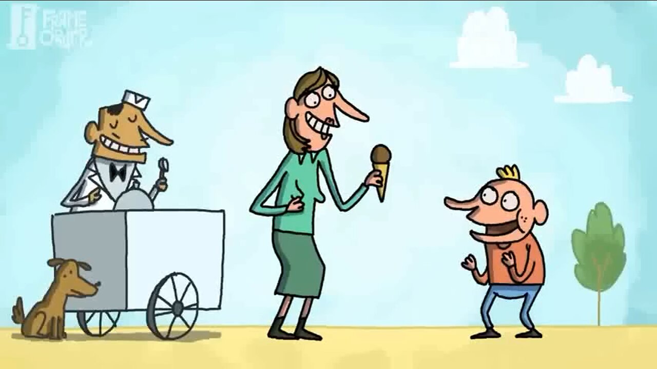 Funny cartoon animation