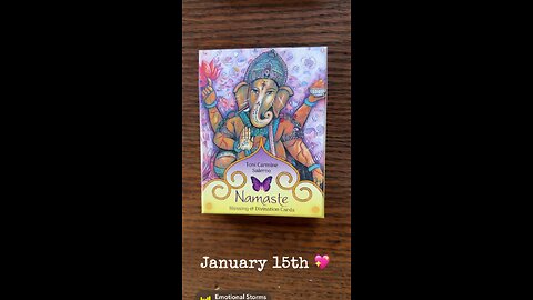 1/15/24 card: emotional storms
